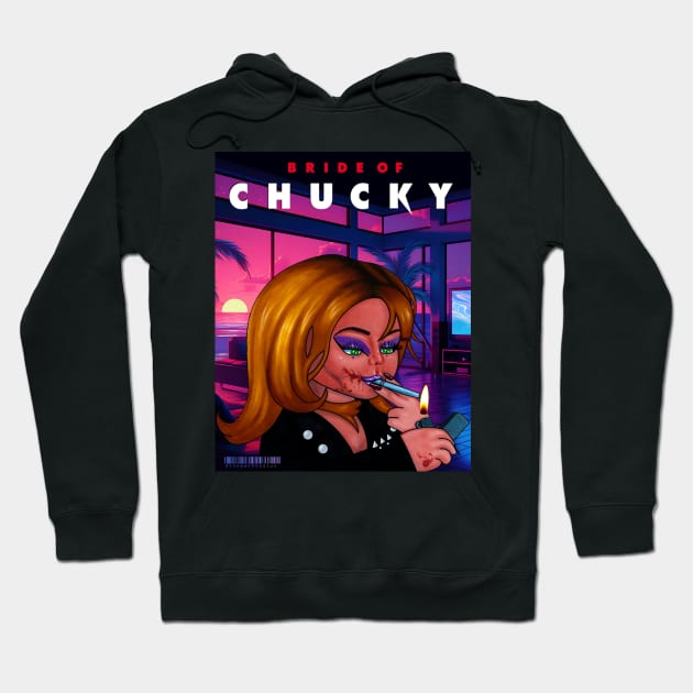 Bride of Chucky Hoodie by Zenpaistudios